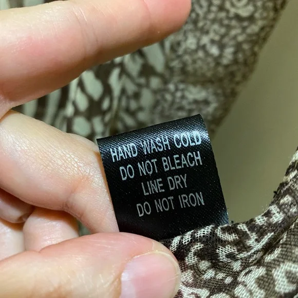 Cream and brown mixed animal print sheer scarf/wrap - Picture 5 of 6